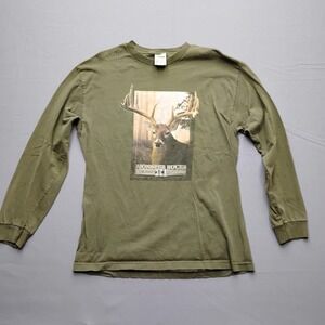 Team Realtree Monster Bucks XL Long Sleeve Graphic T-Shirt Mens Large Green
